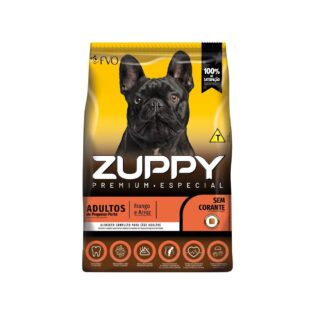 Ração Seca Zuppy Frango e Arroz para Cães Adultos de Porte Pequeno Frango Cereais 1 kg