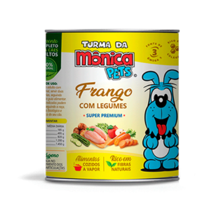 Ração Úmida Turma da Mônica Pets Frango com Legumes para Cães 280 g Frango Legumes 280 g