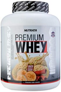 Nutrata Premium Whey (2Kg) - Sabor Banana C/Canela  2 kg