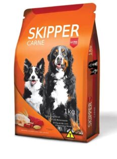 SKIPPER CAES ADULTO CARNE 1 KG - QUANT 01 UNIDADE  1 kg