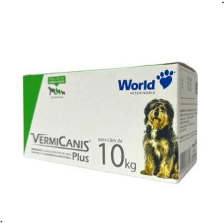 VermiCanis Plus 10kg c/ 40 Comprimidos de 800mg  10 kg