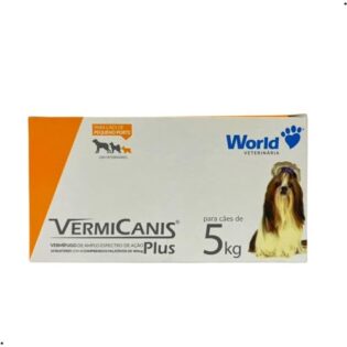 VermiCanis Plus 5kg c/ 40 Comprimidos de 400mg  5 kg