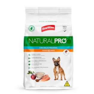 Natural Pro Alimento Para Cães Rpm Frango e Arroz Baw Waw NATURAL PRO para Todas Grande Adulto - Sabor Frango 1kg  1 kg